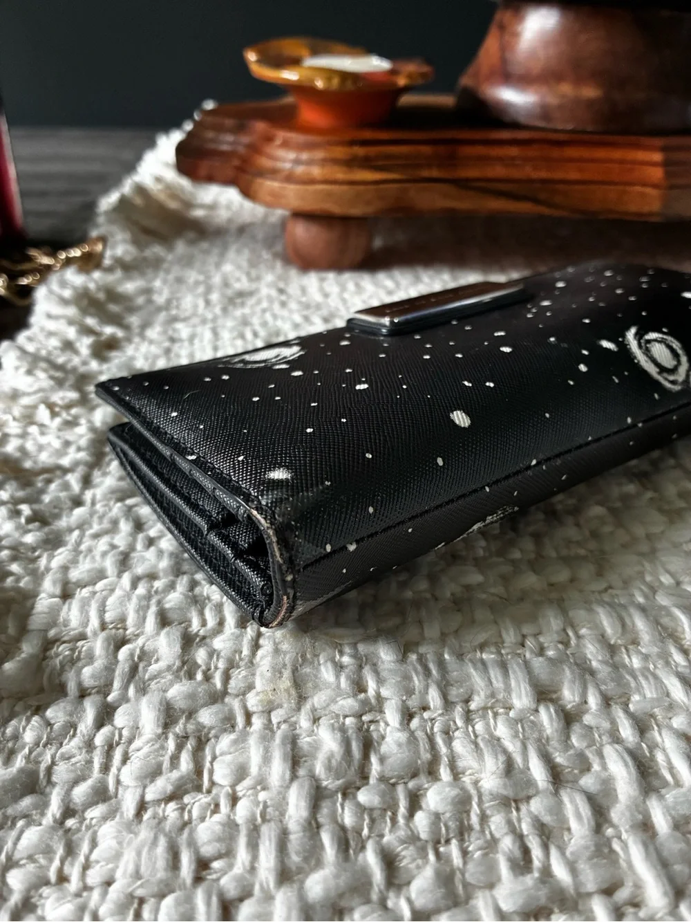 Marc by Marc Jacobs Black & White Space-Print Wallet